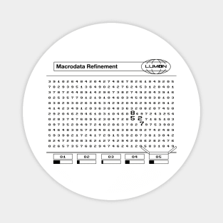 Macrodata Refinement Screen Magnet